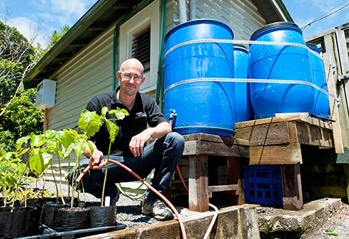 Save rainwater for a sunny day.