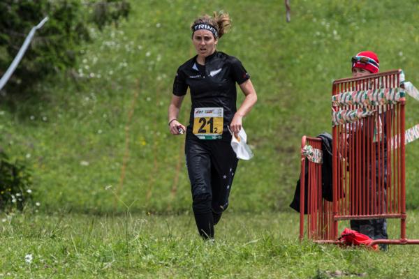 Lizzie Ingham, one of the fastest at the World Orienteering Champs Relay in Italy