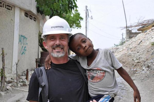 Michael King in Haiti.