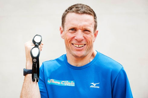 Para-triathlete Nick Ruane