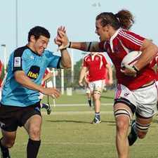 Captain Todd Clever scored a decisive try in USA's victory against Uruguay to secure their place at RWC 2011.