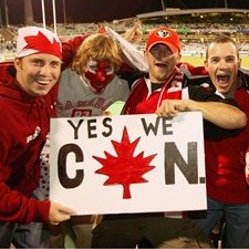 Canadian fans enjoy Rugby World Cup 2003 in Australia