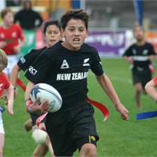 Rivez Reihana, from Whau Valley Primary School in Northland, captained New Zealand to victory in the Rippa World Cup