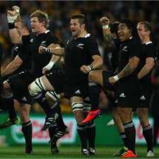 On Friday, it's the All Blacks haka versus Tonga's sipi tau