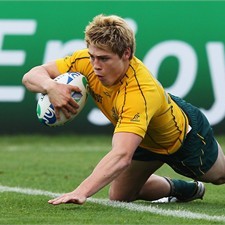 James O'Connor made a try-scoring return for Australia as a replacement