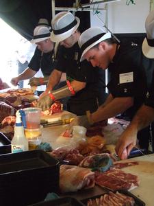 Kiwi team in the first ever Trans-Tasman Butchery Test Match