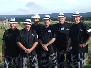 Kiwi team in the first ever Trans-Tasman Butchery Test Match