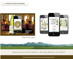 'World's Most Curious Bottle', the smartphone application (app) is the next step in the Brancott Estate 'Stay Curious' campaign.