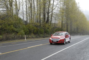 Honda Insight on rally