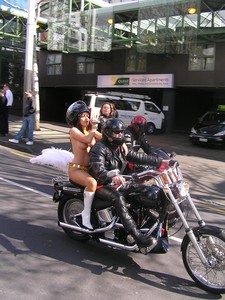 Boobs on bikes - 2010