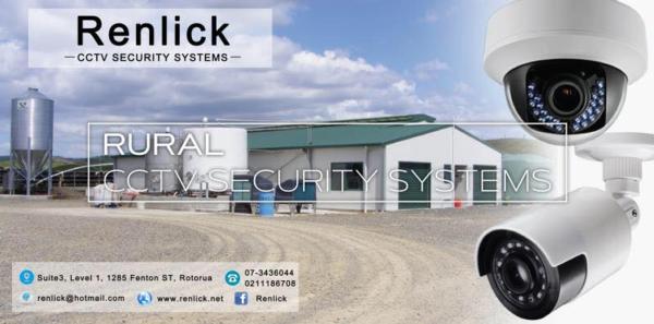 Rotorua's leading security surveillance provider Renlick is the first choice for rural security.