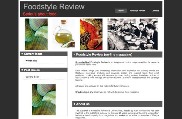 Foodstyle review homepage