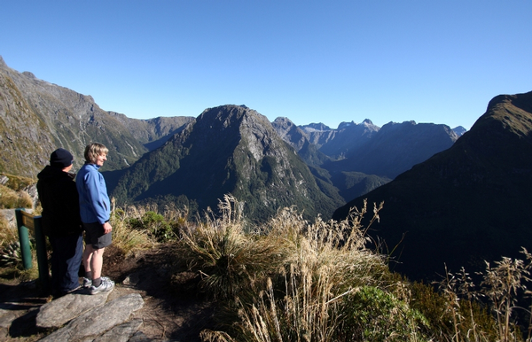 Milford Track &#8211; top of Mackinnon Pass