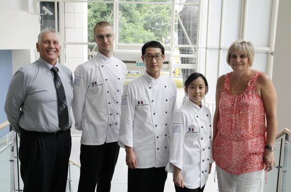 Left to right:  Bernard Fleury, Director Reso Tech Foods; Bjorn Svensson, NZPT Team Captain; team members: Bryan Bae, Jiemin Aw, and Christine Fleury, Director Reso Tech Foods