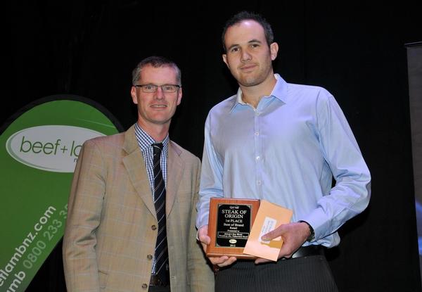 Beef & Lamb CEO Scott Champion with Mark Melody from Melodys New World.