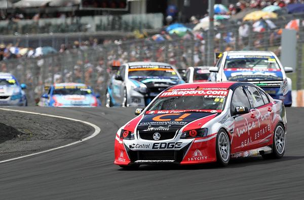 Greg Murphy leads at Hampton Downs.