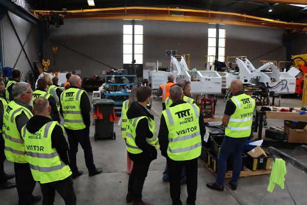 Customers visiting TRT NZ facility