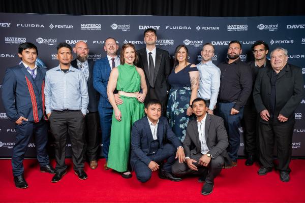 Auckland Inground Pools Team at the SPASA Awards Night 2024