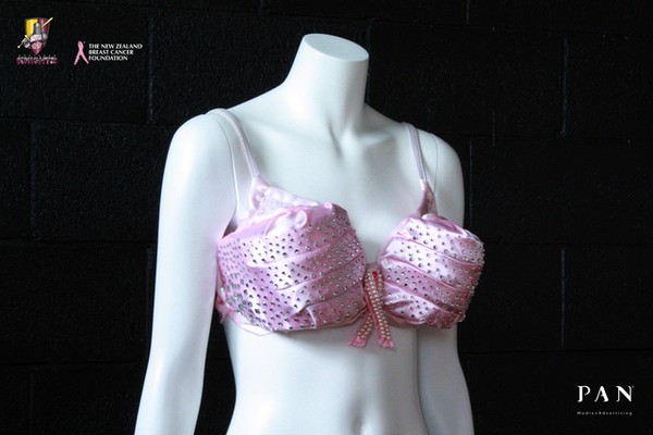 Helen Neilsen's wearable art design will be auctioned online to fund-raise for The New Zealand Breast Cancer Foundation.