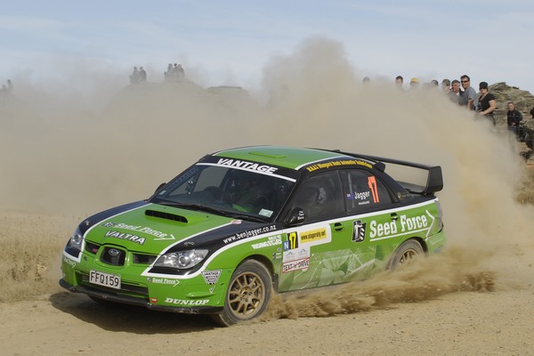  Northland's Ben Jagger (20 years old) stunned many on his four-wheel drive debut at the recent Rally Otago in his Subaru Impreza. Free to use, please credit Geoff Ridder.