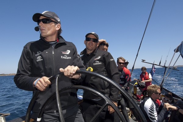 Emirates  Team New Zealand sailed only one of its scheduled three races on Day 