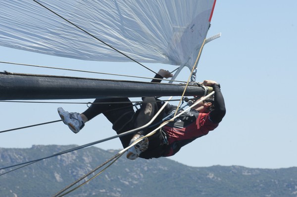 Emirates  Team New Zealand sailed only one of its scheduled three races on Day 