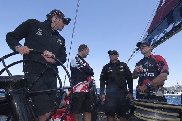 Emirates  Team New Zealand sailed only one of its scheduled three races on Day 