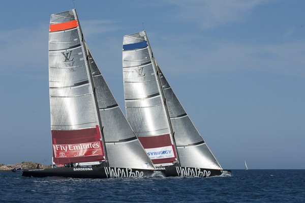 Emirates Team New Zealand has won its third match of the Louis Vuitton Trophy La Maddalena regatta