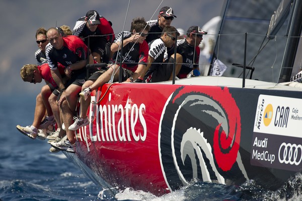 Practice day for the Cartagena regatta of the Audi MedCup circuit