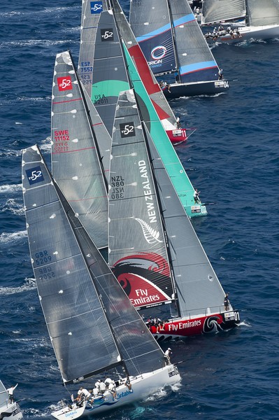 Emirates Team New Zealand in control of the Audi MedCup regatta