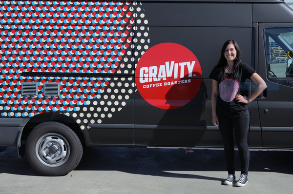 Kirstie Stanway and Gravity Coffee Van