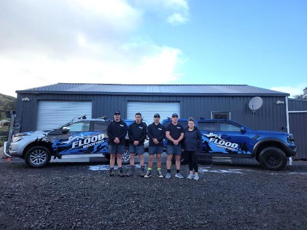 Flood Roofing team head off to new premises in Kerikeri