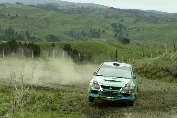 Strong numbers of top calibre drivers have entered Rally New Zealand 2010, like New Zealand's own Hayden Paddon, seen here in action during Rally New Zealand in 2008.