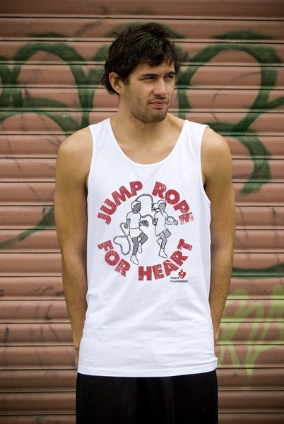 Heart Singlet Mens