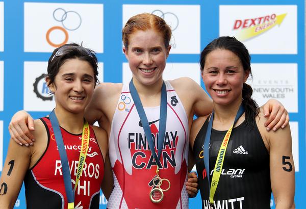 Andrea Hewitt from yesterdays ITU World Champs Race in Sydney