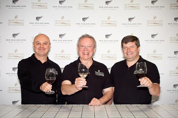 Left to right:  Michael Hill Smith MW, Charles Metcalfe and Joe Czerwinski