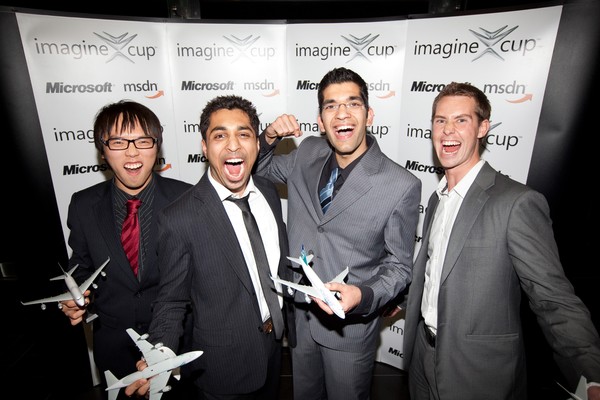  Winning team, Team OneBeep &#8211; L to R: Chanyeol Yoo, Vinny Kumar (captain), Kayo Lakadia and Steve Ward.