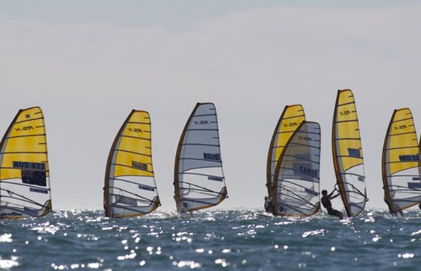 NZL Sailing Team RS:X sailor Jon-Paul Tobin won bronze among a world class fleet of board sailors.