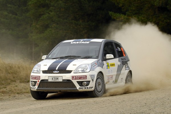 21 year old Hamiltonian Stephen Barker will be a strong contender for top two-wheel drive in the Rising Stars Ford Fiesta at Rally New Zealand. Free to use, please credit Geoff Ridder.