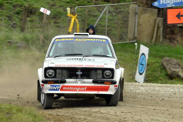 Stumpy Holmes in action during the 2009 Possum Bourne Memorial Rally.