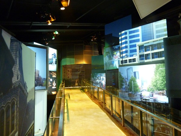 A piece of NZ in downtown Shanghai: interior of the pavilion featuring the 'visitor experience' developed by Wellington-based Story Inc