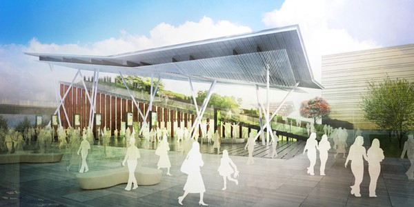 A rendering of the New Zealand pavilion at the Shanghai World Expo 2010, which opens on May 1