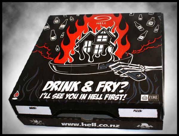 Hell Pizza box