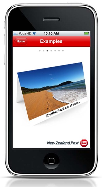 New Zealand Post has launched Send a Card for iPhone