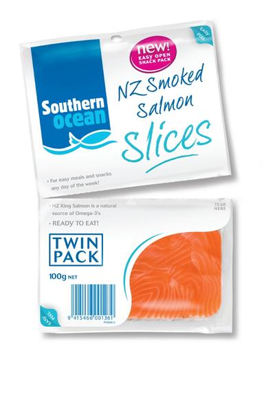 Southern Ocean salmon has introduced nifty new twin-packaging for their salmon slices and pieces &#8211; helping make the healthy fish an easy and convenient 'any day' meal option.