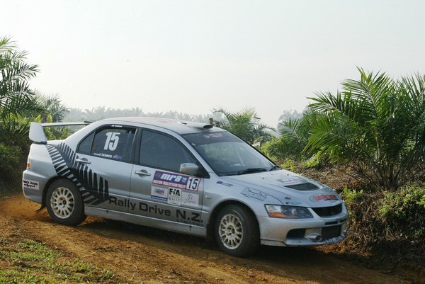 Mark Tapper rallying in Malaysia last year.