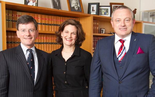 Minister Christopher Finlayson, RNZB MD Amanda Skoog and TelstraClear CEO Dr Allan Freeth