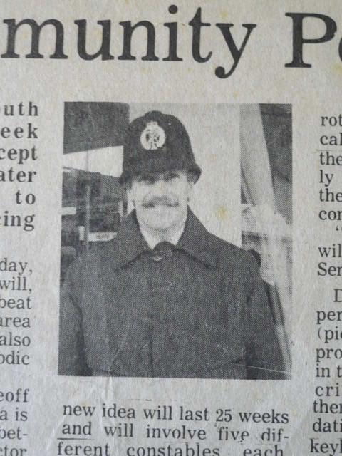 Me, in younger days, 1986. Note: I joined the NZ Police with the intention of helping all NZ Citizens to live in a safe country, and I meant it! That was 'the driving force' behind wanting to be a cop. To help people and to be respected.