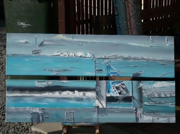 Coast Watch (Diptych) (sold)