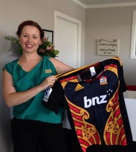 Hamilton Accommodation provider Argent Motor Lodge giving away Chiefs Rugby Jersey.